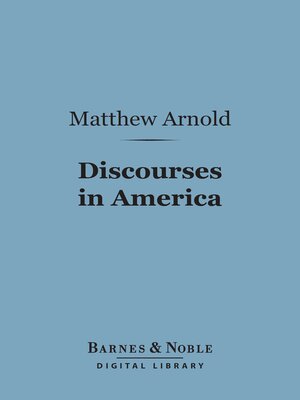 cover image of Discourses in America (Barnes & Noble Digital Library)